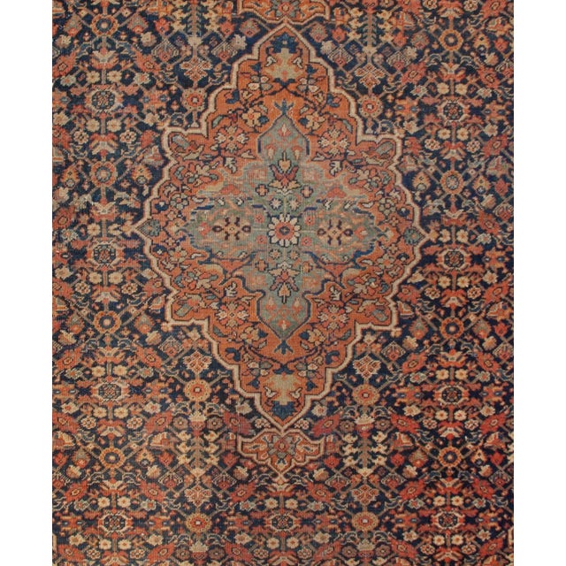 1900 - 1909 Early 20th Century Sarouk Farahan Rug For Sale - Image 5 of 5