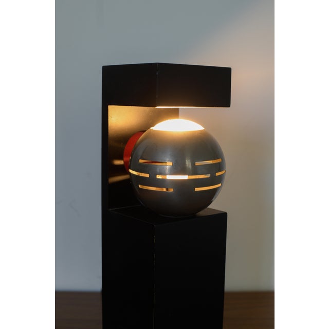 Mid-Century Modern 1970 Mid Century Modern Angelo Lelii Contrast Table Lamp for Arredoluce Italy For Sale - Image 3 of 5