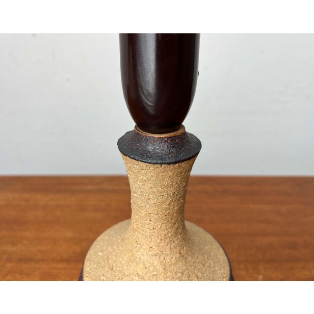 Mid-Century Modern Danish Studio Pottery Table Lamp from Axella, Denmark, 1960s For Sale - Image 10 of 18