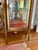 Early 20th Century Antique Louis XVI Style Carved Giltwood Demilune Vitrine For Sale - Image 5 of 9