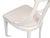 Wood Deco Klismos Dining Chairs in White with Cream Seats, Sets of 2 For Sale - Image 7 of 11
