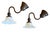 Rare Antique Brass and Wavy Milk Glass Wall Sconces - A Pair For Sale In Los Angeles - Image 6 of 8