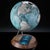 Contemporary Indigo Bridge Globe by Zoffoli Mappamondi For Sale - Image 3 of 8