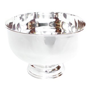 Champagne Bowl in Silver Plating For Sale