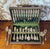 “Baroque by Godinger” Silverplate 65-Piece Flatware Set: Service for 12 With Serving Pieces and Vintage Storage Chest For Sale - Image 16 of 18