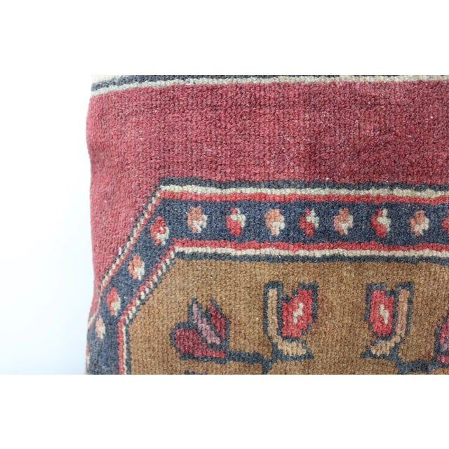 1960s Turkish Decorative Pillow Cover - 19"x22.5" For Sale - Image 5 of 11