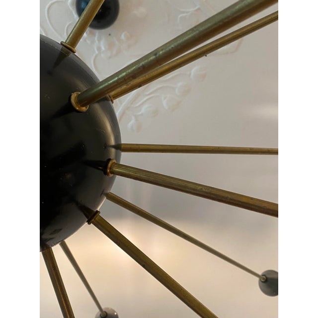 Mid-Century Modern Large Italian Sputnik Chandelier from Stilnovo, Italy, 1960s For Sale - Image 3 of 11