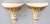 1950s Vintage Italian Neoclassical Distressed White & Gold Giltwood Wall Brackets Corbels Shelves - a Pair For Sale - Image 5 of 9
