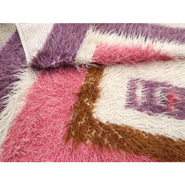 Galerie Shabab Collection Mid-20th Century Handmade Turkish Tulu Accent Rug For Sale - Image 10 of 10