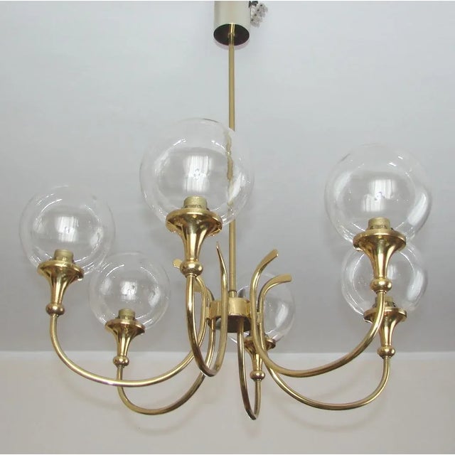 Modern Chandelier from Wila, 1960s For Sale - Image 3 of 11