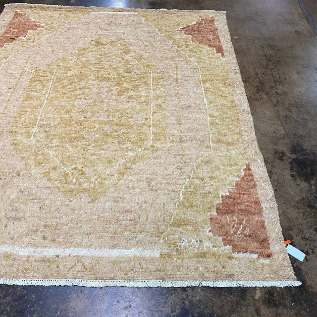 Handwoven Moroccan Style Area Rug 8'0" X 9'10" For Sale In Dallas - Image 6 of 13