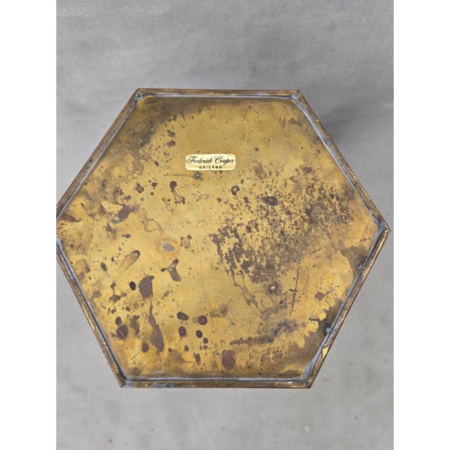 Burnt Umber 1950s Frederick Cooper Copper Umbrella Stand For Sale - Image 8 of 9