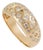 Contemporary Natural Diamond Wide Band Bombe Ring in 14k Solid Gold Size 5 For Sale