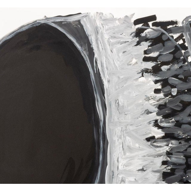 Domenick Capobianco (American, b. 1928), "Splat", Acrylic on Paper, signed in ink lower right, titled verso, unframed....