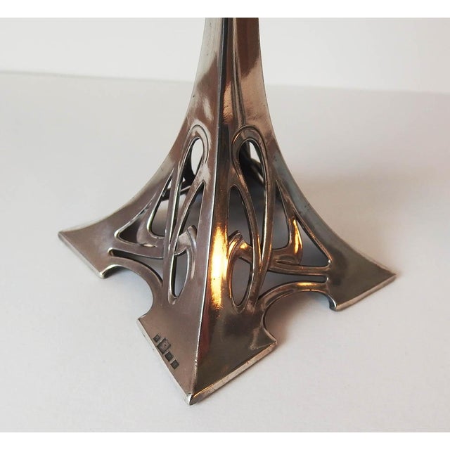 Art Nouveau Candlesticks from WMF, 1890s, Set of 2 For Sale - Image 5 of 12