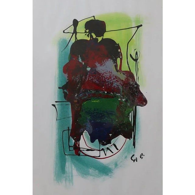 1970s Rosario Cali, Hermetic Chromatism, 1970s, Mixed Media on Paper, Framed For Sale - Image 5 of 5