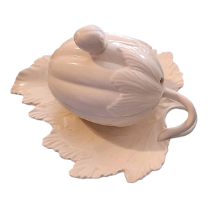 Vintage Wedgwood Etruria Creamware Tureen Melon Covered Soup Dish