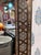 Wood Vintage Marquetry Wood Inlay Mirror With Mother-of-Pearl Details For Sale - Image 7 of 8
