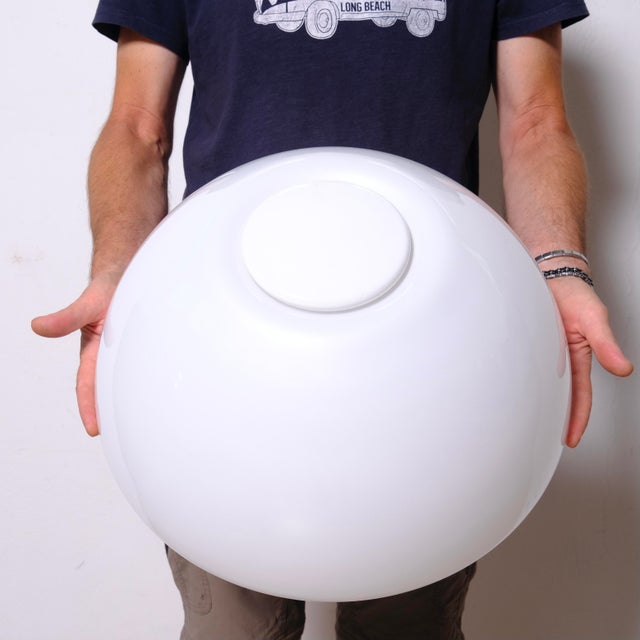 White Ceiling Lamp by Elio Martinelli for Martinelli Design, 1970s For Sale - Image 8 of 16