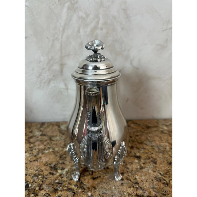 Superb complete silver-plated Rocaille-style service dating from the early 20th century, consisting of a rectangular tray...