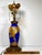 190s Rosenthal Cobalt Gilded Fish Table Lamp by M. Robisch For Sale - Image 17 of 18