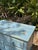 Vintage Lexington Painted Blue Accent Chest / Side Table With Three Drawers For Sale - Image 9 of 12