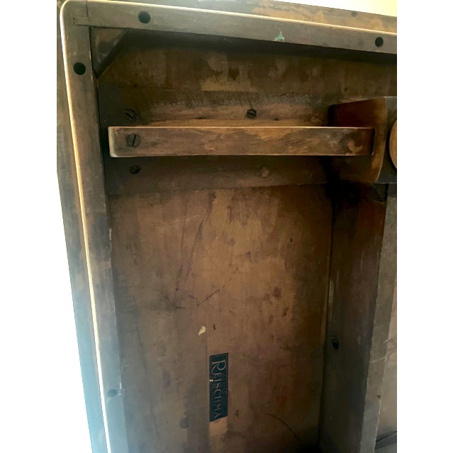 Antique Early 20th Century Reischmann Colonial Revival Maple Library Table (C. 1910–1920) For Sale - Image 10 of 12