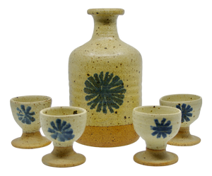 Vintage Danish Ceramic Set by Tue Poulsen, 1960, Set of 5