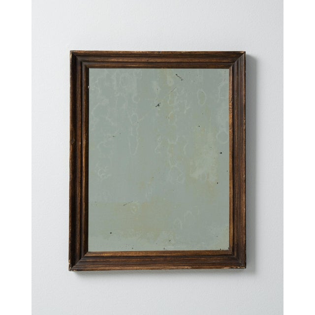 19th Century France Green Wood Mirror For Sale - Image 4 of 8