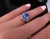 Late 20th Century Fine 3.98ct Gia Ceylon No Heat Sapphire & 0.50ct Diamond Platinum Ring Size 6 For Sale - Image 10 of 18