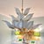 Transparent EPIC 1970’s Seguso Murano chandelier designed by Franco Luce // 48” diameter and three-tiers of hand-blown glass leaves on gold-plate frame For Sale - Image 8 of 9