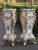 Late 20thC Italian Baroque Cream Gold Pedestals Pair For Sale - Image 13 of 18