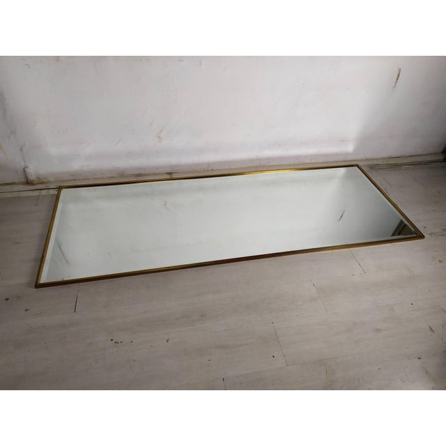 Vintage Golden Mirror, 1970s For Sale - Image 3 of 11