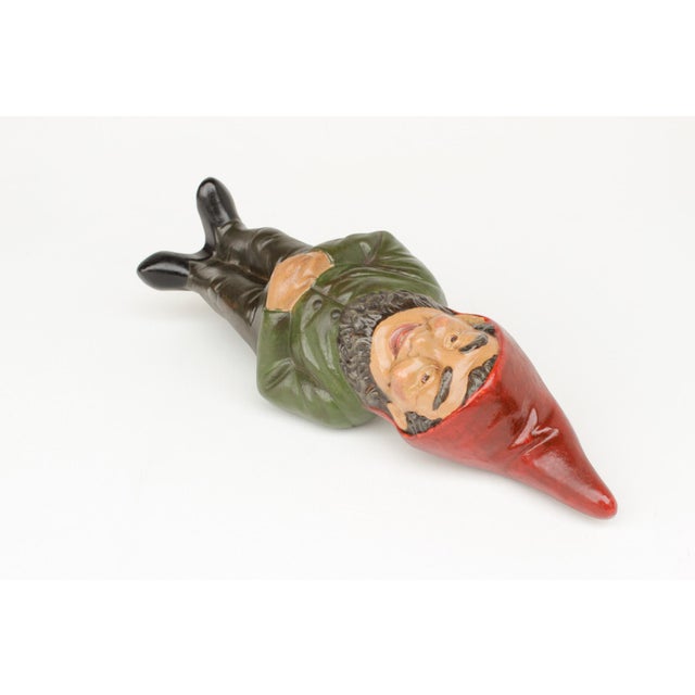Green Terracotta Garden Gnome, 1970er For Sale - Image 8 of 11