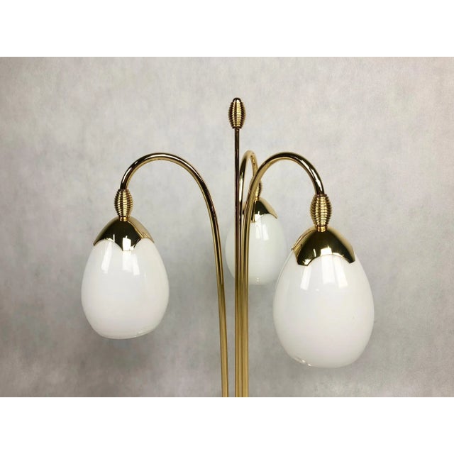Three Lights Table Lamp in Brass from Bankamp Leuchten, 1970s For Sale - Image 6 of 13