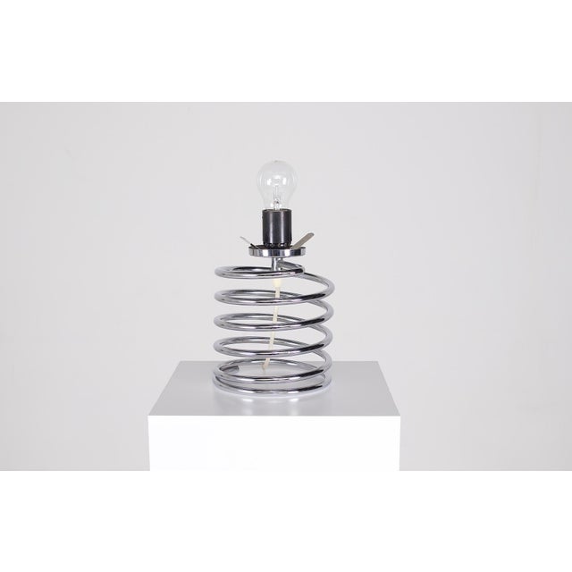 White Ressort Lamp from Honsel Lighting, 1970s For Sale - Image 8 of 12