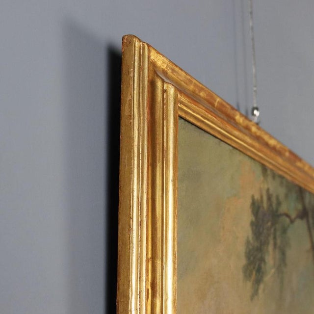 Landscape with Shepherds, 18th Century, Framed For Sale - Image 9 of 11