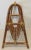 Mid-Century Modern Bamboo A-Frame Magazine Rack Measures 16" long, 10 3/4" wide and 18" tall. The inside width is 4 1/2",...
