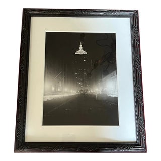 1970s Black and White Photograph of Park Avenue in the 1930s, Framed For Sale