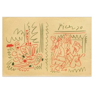 Pablo Picasso for Cercle D'art, Les Dejeuners, 1962, Lithograph on Canvas For Sale