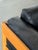1960s 1960s Tobia Scarpa “Bastiano” Black Leather, Three-Seater Sofa, Gavina For Sale - Image 5 of 10