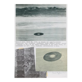 Dennis Oppenheim - Devil's Hole Lithograph For Sale