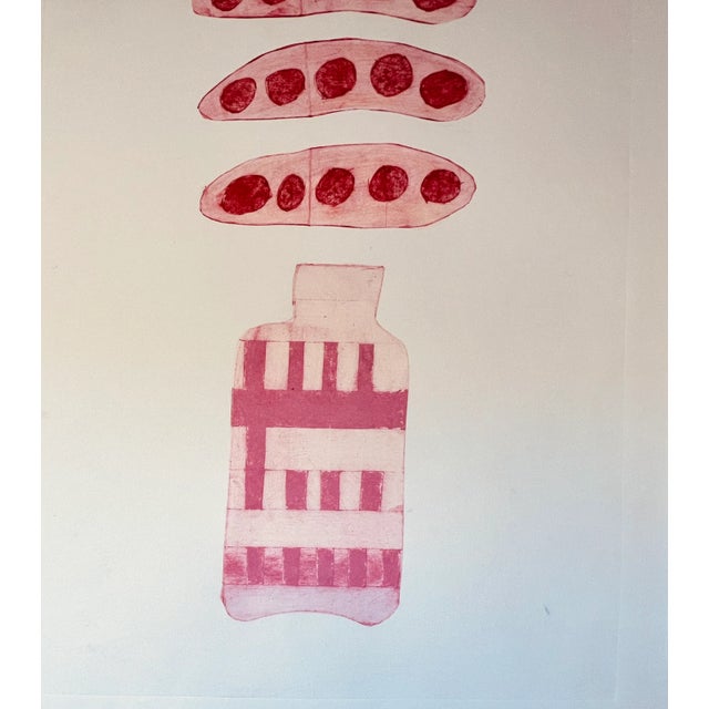 Contemporary Original Abstract Still Life of Three Pods Over Vase Print on Archival Paper For Sale - Image 3 of 5