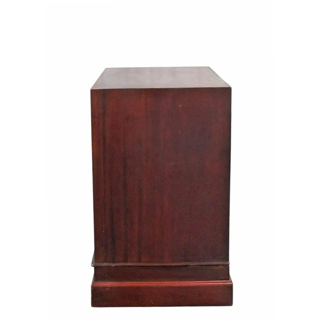 Ancient Chinese Elm Lacquered Cabinet For Sale - Image 4 of 13