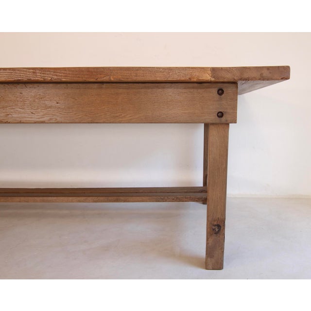 Large Vintage Oak and Pine Table, 1920s For Sale - Image 10 of 18