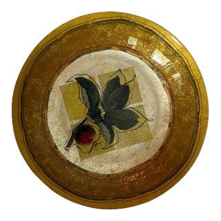 Limited Edition Susan Ward Decorative Floral Bowl For Sale