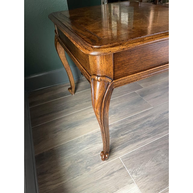 Century Furniture Century Furniture Burlwood French Provincial End Table With Drawer For Sale - Image 4 of 15