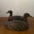 Early 20th Century Pair of Hand-Carved Painted Wooden Duck Decoys, Traditional Hunting Lures, Early 20th Century. For Sale - Image 5 of 5