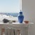 Handmade Ceramic Shah Vase with Lid (30cm) Deep Blue Saz Style Floral Lidded Jar For Sale - Image 4 of 9
