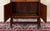 English Antique English Bookcase Bookshelf Cabinet Double Door Wavy Glass Oak c.1930s For Sale - Image 3 of 17